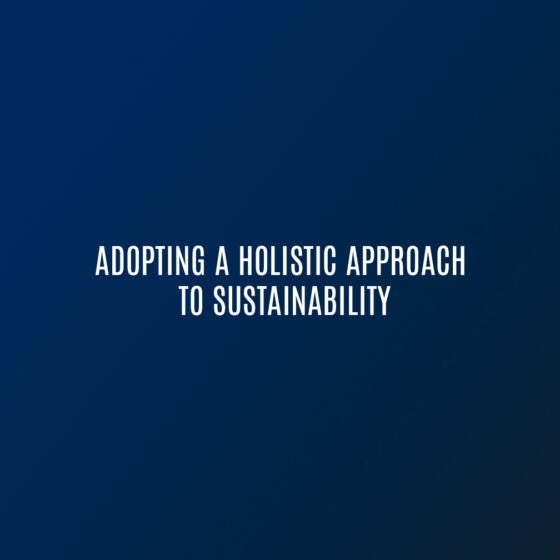 Adopting a Holistic Approach to Sustainability